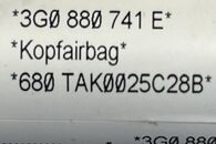 VW Passat B8 kombi r.v. 2016 levý stropní airbag 3G0880741E