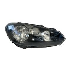 VW Golf 6 kombi r.v. 2010 černá metalíza kód barvy LC9X pravé přední světlo