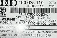 Audi A6 C6 4F facelift avant r.v. 2010 CD changer 4F0035110