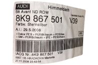 Audi A4 B8 8K r.v. 2009 stropnice 8K9867501