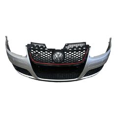 VW Golf 5 GTI hatchback r.v. 2006 stříbrná metalíza kód barvy LA7W přední nárazník