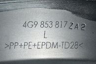 Audi A6 4G avant allroad r.v. 2013 levý zadní lem blatníku 4G9853817