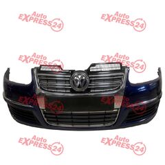 VW Golf 5 kombi r.v. 2008 přední nárazník modrá metalíza kód barvy LD5Q