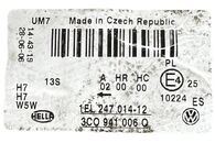 VW Passat B6 kombi r.v. 2007 pravé přední světlo halogen 3C0941006Q