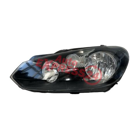 VW Golf 6 kombi r.v. 2010 černá metalíza kód barvy LC9X levé přední světlo