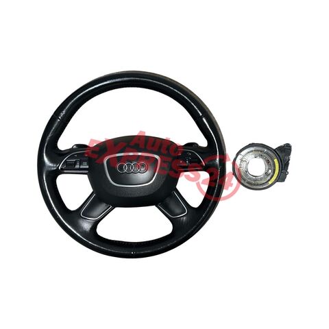 Audi Q5 8R r.v. 2012 multifunkcni volant dsg ‼️ nic moc stav rejhy ‼️ 4H0124, airbag ridice 4G0880201E, krouzek 8K0953568F.