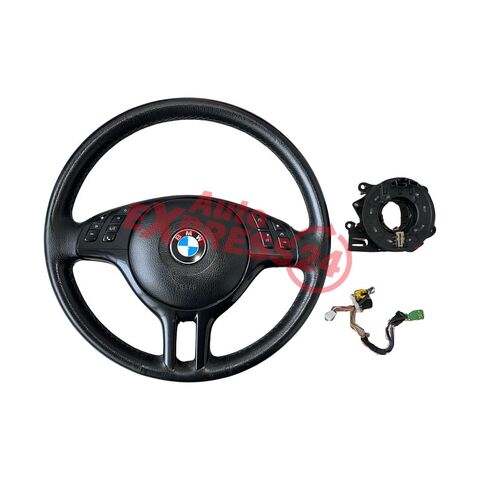 BMW E46 320Ci cabrio r.v. 2000 multifunkcni volant nenasel jsem cislo na volantu, krouzek 01404015BC, kabilek bez cisla, airbag 33109680803X