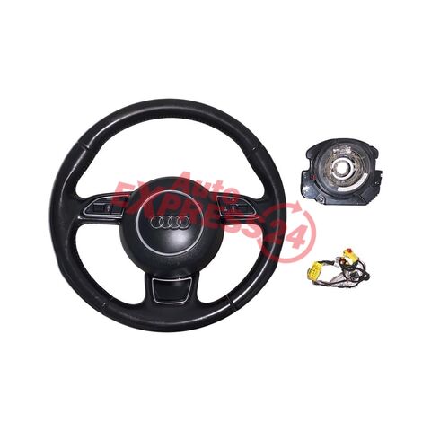 Audi A4 B8 8K facelift avant r.v. 2013 multifunkcni volant 8K0419091BM, krouzek 8R0953568Q, kabilek 8U0971589J, airbag 8R0880201N s5vx3t35292